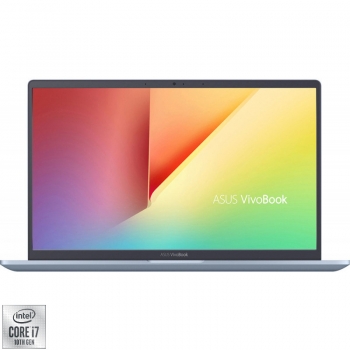 Laptop ASUS VivoBook 14 X403JA-BM012 cu procesor Intel Core i7-1065G7 pana la 3.90 GHz, 14", Full HD, 16GB, 512GB SSD, Intel Iris Plus Graphics, Endless OS, Silver Blue