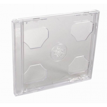ESPERANZA Box with Clear Tray for 2 CD/DVD ( 200 Pcs. PACK) 3078 - 5905784765457