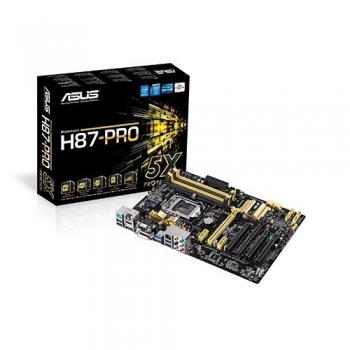 Placa de baza Asus H87-PRO Socket 1150 Chipset Intel H87 4x DIMM DDR3 1x PCI-E x16 3.0 1x PCI-E x16 2.0 2x PCI-E x1 3x PCI HDMI DVI VGA DP 4x USB 3.0 ATX