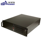 Carcasa rack, 19"/2U/530mm 1x5.25", 1x3,5" extern, 6x3.5" intern, 7 low profile slot, lockable front, Neagra, 9,5 Kg, (MB acceptat: ATX, micro-ATX), fara sursa, 5 coolere de 8cm incluse, 1xUSB, accepta add-on cards low profile, filtru