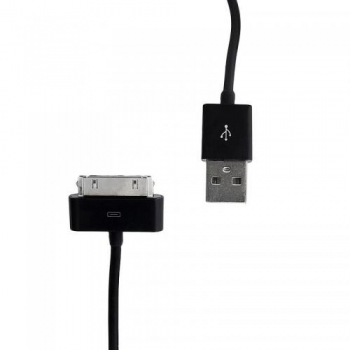 Whitenergy Cablu USB 2.0 pt iPhone 5 transfer/incarcare, 30cm, negru