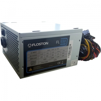 Sursa Floston 550W 1x PCI-E 3xSATA 2x Molex 1x Floppy FL550-12