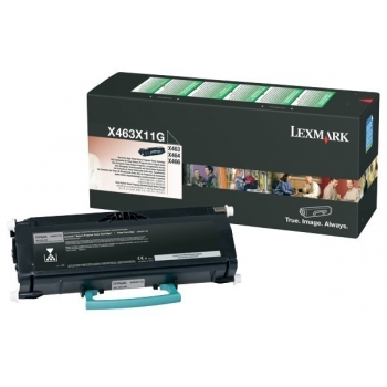 Cartus Toner Lexmark X463X11G Black Return Program 15000 pagini for X463DE, X464DE, X466DE, X466DTE, X466DWE