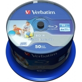 VERBATIM BD-R SL 256GB 6X INK 50PK SP