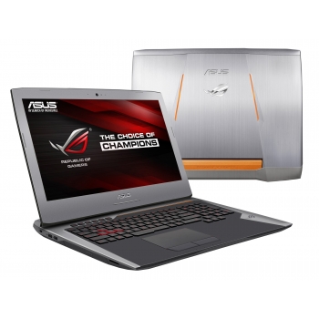 Laptop Asus ROG G752VY-GC267T Gaming Intel Core i7 Skylake-H 6820HK up to 3.6GHz 32GB DDR4 HDD 1TB SSD 2x 256GB nVidia GeForce GTX 980M 8GB 17.3" Full HD IPS Windows 10 Home