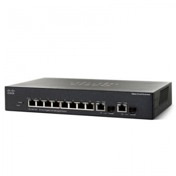 Switch Cisco SF 302-08 8xRJ-45 10/100Mbps + 2xCombo SFP SRW208G-K9-G5