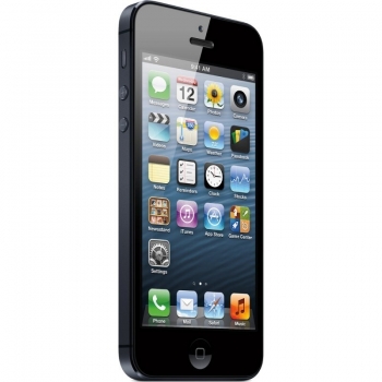 Telefon Mobil Apple iPhone 5 Black 4G 4" 640 x 1136 A6 Dual Core 1,2 GHz memorie interna 32GB Camera Foto 8MPx iOS6 APPLEI5-32GB-B