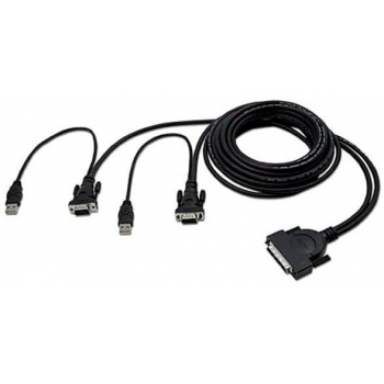 Cablu KVM Belkin F1D9401-06 Dual-Port USB 1.8m