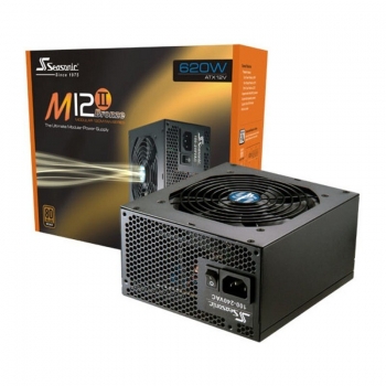 Sursa Modulara Sea Sonic M12II-620 Bronze 620W 6x Molex 9x SATA 1x PCI-E PFC Activ OVP, OPP, SCP 80+ Bronze SS-620GM