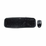 Kit Genius KM-200 - Tastatura, USB, Black + Mouse Optic, USB, Black 31330003400