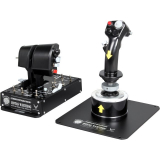 THRUSTMASTER Hotas Warthog Joystick U.S. Air Force A-10C attack aircraft HOTAS, 3D magnetic sensors (Hall Effect) on the stick, Dual Replica THROTTLES, 14-Bit Resolution (16384 values) on each throttle, H.E.A.R.T HallEffect AccuRate Technology, USB connec
