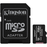 Card de memorie MicroSD Kingston Canvas Select Plus, 256GB, 100/85MB/s, cu adaptor SDCS2/256GB