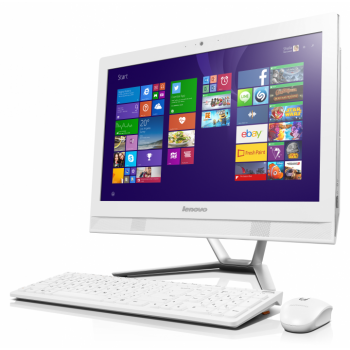 All-in-One Lenovo IdeaCentre C40-30 21.5" FHD (1920x1080) LED-Backlight, Intel Core i3-4005U (1.7GHz, 1600MHz, 3MB), video dedicat nVidia GeForce 820A 2GB, RAM 4GB DDR3 1600MHz (1x4GB), HDD 1TB 7200rpm, DVD-Rambo, LAN 10/100/1000M, Porturi: 2xUSB 3.0