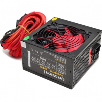 Sursa Floston FL500 Extra Red 500W 3x Molex 3x SATA 2x PCI-E OVP, OCP, SCP