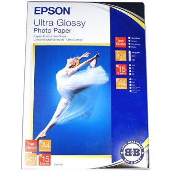 Hartie Foto Epson C13S041927 Ultra Glossy Dimensiune A4 numar coli 15