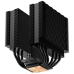 Cooler CPU PCCooler RT620 soket Intel si AMD, racire cu aer, ventilatoare 2 x 120mm, 500 - 2200 rpm, 6 heatpipes, inaltime 157mm, dual tower, black RT620 BK