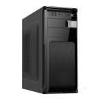 Carcasa Middle Tower Gembird Fornax 120 1x USB 2.0 1x USB 3.0 2x jack 3.5mm black