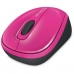 Mouse Wireless Microsoft Mobile 3500 BlueTrack 3 Butoane 1000dpi USB Pink GMF-00276