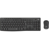 Kit wireless tastatura si mouse Logitech MK295 Silent, layout US INTL, Graphite 920-009800