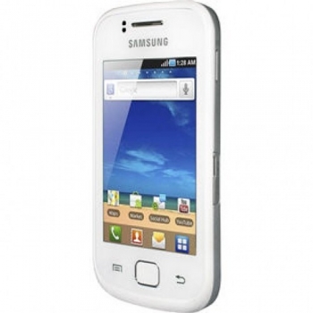 Telefon Mobil Samsung Galaxy Gio S5660 White Silver 3.2" 320 x 480 800MHz Camera Foto 3.15MPx Android v2.2 SAMS5660WHT