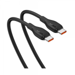 CABLU alimentare si date Baseus Pudding, Fast Charging Data Cable pt. smartphone, USB Type-C la USB Type-C 100W, 2m, negru P10355702111-01