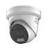 Camera supraveghere IP Dome Hikvision ColorVu DS-2CD2347G2-LSU/SL, 4 MP, 2.8 mm, lumina alba 30 m, PoE, slot card, microfon, stroboscop, sirena