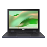 Laptop Asus ChromeBook CR12 Flip CR1204FTA-R90080, 12.2 inch 1920 x 1200 Touchscreen, Intel N250 4 C / 4 T, 3.8 GHz, 6 MB cache, 8 GB LPDDR5, 64 GB SSD, Intel Graphics, Chrome OS, Negru