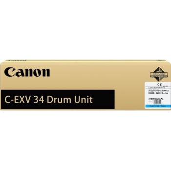 Unitate Cilindru Canon C-EXV34C Cyan 36000 Pagini for IR Advance C2020L, IR Advance C2030L CF3787B003BA