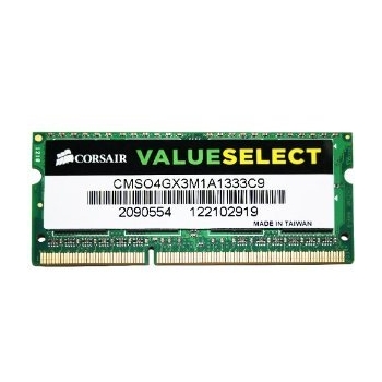 Memorie RAM Laptop SO-DIMM Corsair 4GB DDR3 1333MHz PC3-10600 CMSO4GX3M1A1333C9