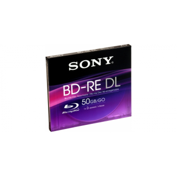 Blu-Ray BD-RW Sony Rewriteable Dual Layer 50GB 2x BNE50B