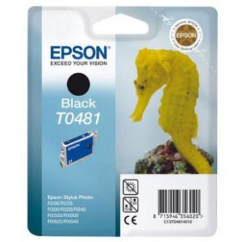 Cartus Cerneala Epson T0481 for Stylus Photo R200, Stylus Photo R220, R300, R320, R340, RX500, RX600, RX620, C13T04814010