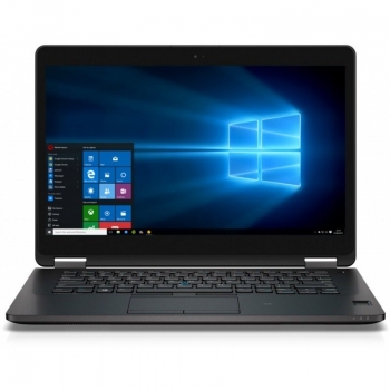 Laptop Dell Latitude E7470, 14.0 inch FHD (1920x1080) Non-Touch Anti- Glare LCD with Camera/Mic 1 ZR Fingerprint Reader and Smart Card Reader (Contact and Contactless) Palmrest, Intel Core i7-6600U (Dual Core, 2.6GHz, 4MB cache), video integrat Integrated