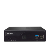Desktop PC Shuttle Barebone XPC slim DH610,fara procesor, LGA 1700, fara RAM, fara stocare, fara unitate optica, sursa 120 W, fara sistem de operare