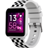 SmartWatch Canyon Joyce KW-43, 1.54inch, Curea Silicon, White-Black CNE-KW43WB