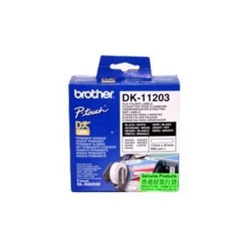 Rola Etichete Brother DK-11203 File Folder Label Dimensiune 17 x 87 mm White on Black