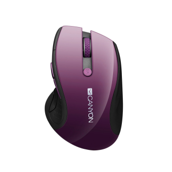 Mouse wireless Canyon CNS-CMSW01P, 2.4GHz, 6 butoane, 1600DPI, Mov perlat glossy CNS-CMSW01P