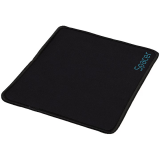 Mousepad gaming, Spacer, cauciuc si material textil, cusaturi anti-rupere, 220 x 180 x 2 mm, negru, SP-PAD-S