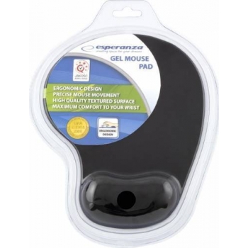 ESPERANZA Gel Mouse-Pad EA137K | 230 x 190 x 20 mm | Negru | blister [C9741208]