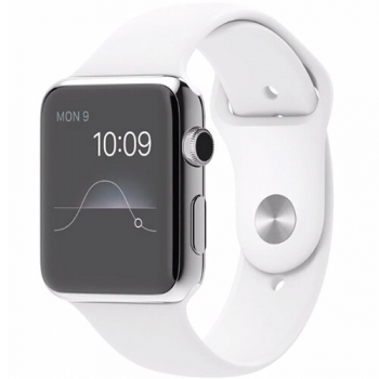 Ceas SmartWatch Apple Watch Sport 42mm Steel White MJ3V2LL 