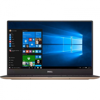 Ultrabook Dell XPS 9360, 13.3 inch FHD AG (1920 x 1080) InfinityEdge display, Intel(R) HD Graphics, Widescreen HD (720p) webcam with dual array digital microphones, 7th Generation Intel(R) Core(TM) i5-7200U (3MB Cache, up to 3.1 GHz), 8GB LPDDR3 1866MHz,