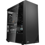Carcasa PCCooler middle tower, gaming, fara sursa, suporta 7xfan, , PSU shroud, USB 3.1 gen x 1, USB 2.0 x 2, audio+mic, 5 sloturi expansiune, negru C3B310-BKP0-GL