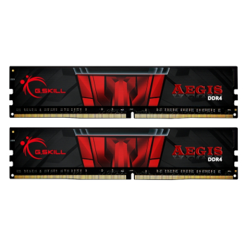 Memorie G.Skill Aegis DDR4 32GB frecventa 3200 MHz, 16GB x 2 module, radiator, latenta CL16, F4-3200C16D-32GIS
