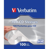 VERBATIM SLEEVES CD PAPER 100/PACK