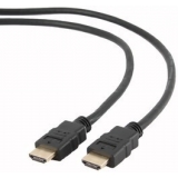 Cablu video GEMBIRD, HDMI (T) la HDMI (T), 4.5m, conectori auriti, rezolutie maxima 4K (3840 x 2160) la 60 Hz, negru, CC-HDMI4L-15