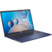 Laptop ASUS 15.6'' X515EA, HD, Procesor Intel Core i3-1115G4 (6M Cache, up to 4.10 GHz), 8GB DDR4, 256GB SSD, GMA UHD, No OS, Peacock Blue