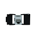 Modul RJ45 neecranat, Cat.5e, TOOLLESS LINE Schrack HSEMRJ5UWS