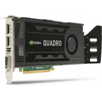 Placa Video HP nVidia Quadro K4000 3GB GDDR5 192bit PCI-E x16 2.0 DVI 2x DisplayPort C2J94AA