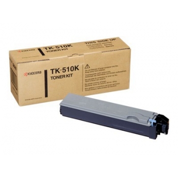 Cartus Toner Kyocera TK-510K Black 8000 Pagini for FS-C5020N, FS-C5025, FS-C5030N