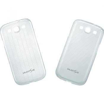 Husa Samsung EFC-1G6SWECSTD pentru i9300 Galaxy S III White 2 bucati