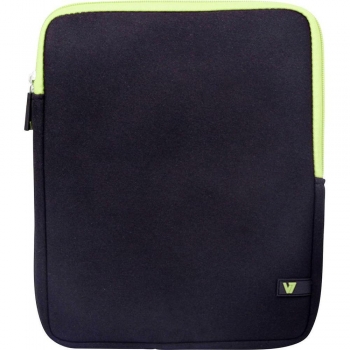Ultra Protective Sleeve TDM23BLK-GN / for iPad Mini and tablet PCs / Easy-Grip Zipper for quick access / shock absorbing foam paddin g / Material: Neoprene / black with green / Dimensions: 22.5x16x2cm / weight 91g / color: black and green